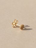  14K Flower labret piercing 