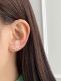  14K Nabi cubic labret piercing 
