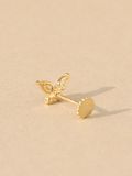  14K Nabi cubic labret piercing 