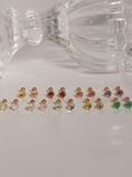  14K Color gemstone piercing 