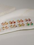  14K Color gemstone piercing 