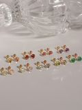  14K Color gemstone piercing 