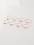  14K Color stone ring (4 colors) 