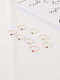  14K Color stone ring (4 colors) 