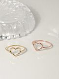  14K Delicate heart ring 