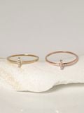  14K Dainty Bar ring 