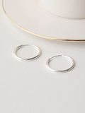  S925 Simple ring earrings 