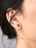  14K Lucky violet clover piercing 
