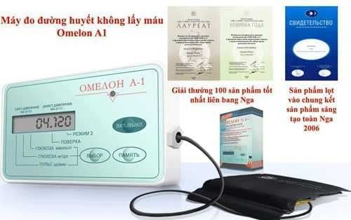 Máy đo đường huyết Omelon B2( Không cần lấy máu)