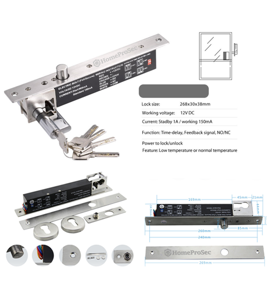  Khóa chốt âm cửa  HPS - EDBL 078 ( 077) 