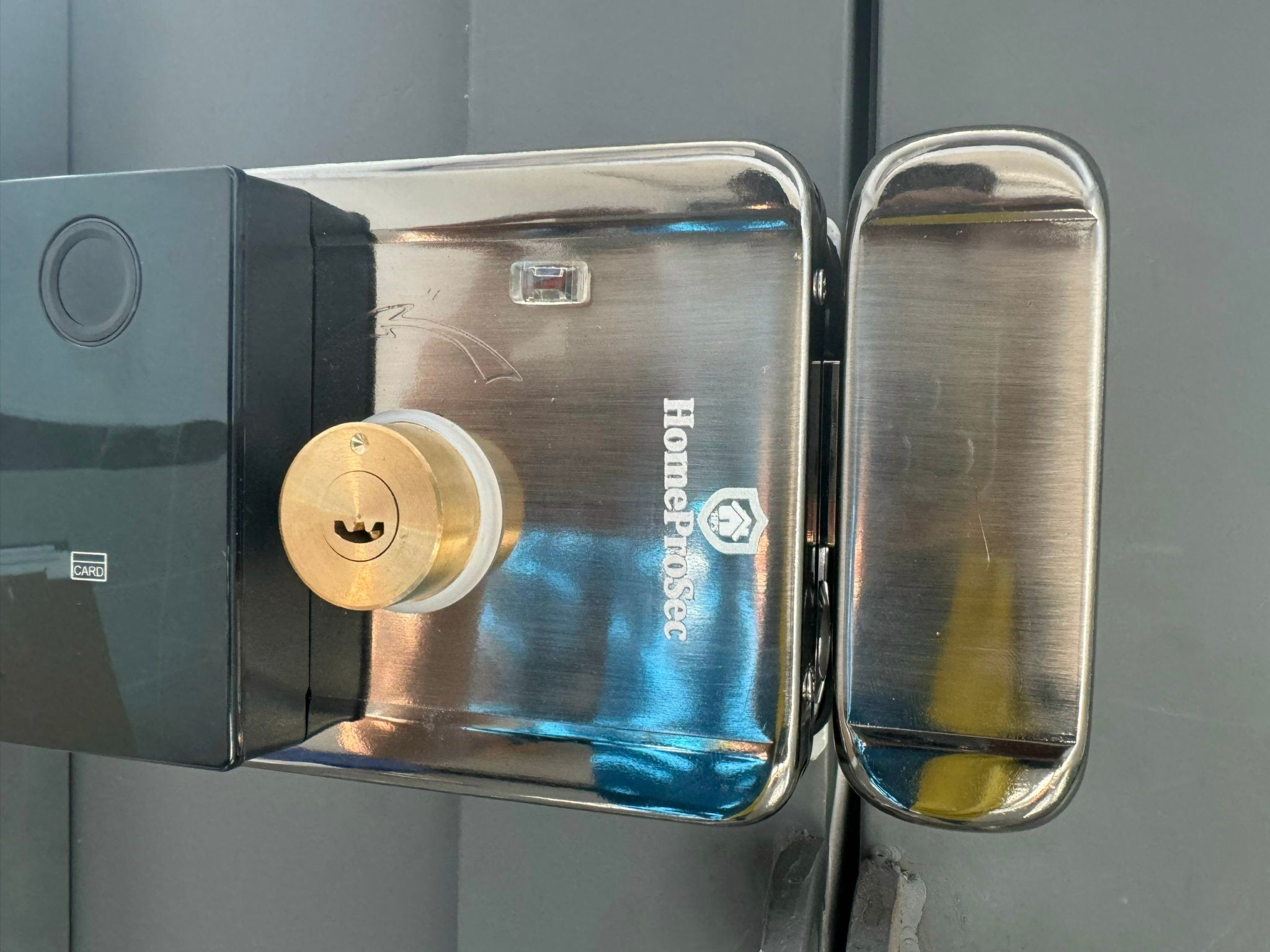  Khoá cổng Pin 02 vân tay  app TTLOCK ( P11- TTLOCK) 