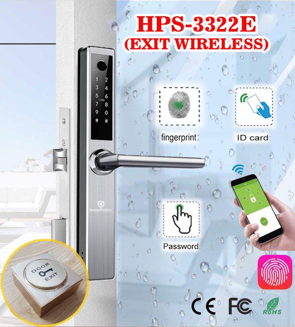  Khóa vân tay cửa nhôm HPS- 3322E (ttlock) 