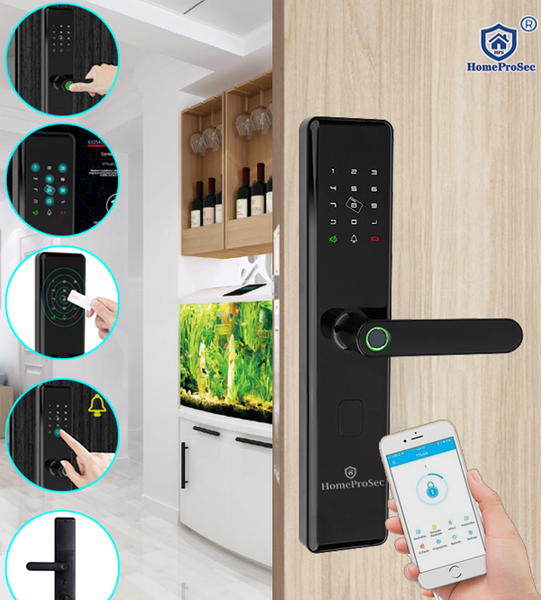  Khóa vân tay cửa gỗ HPS- 3324 TT 