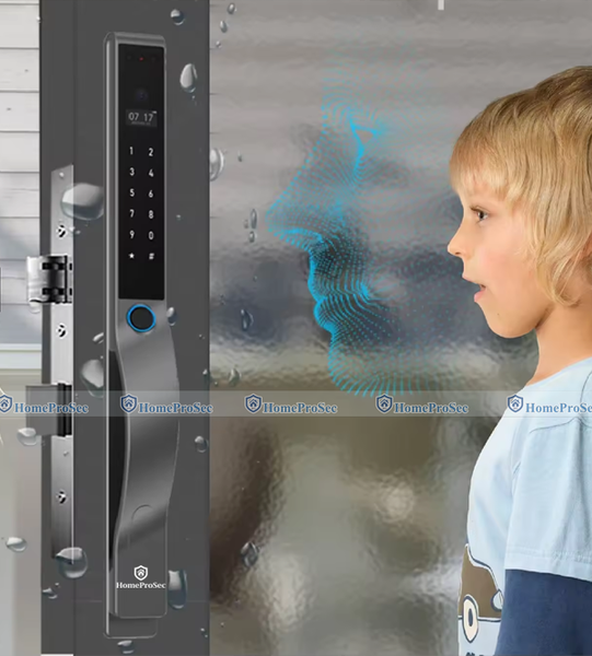  Khoá cửa nhôm vân tay / khuôn mặt HPS- 3391 face (Tuya) 