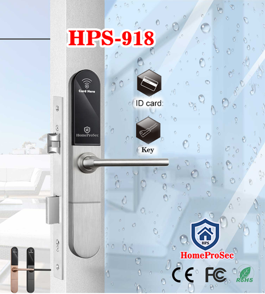  Khóa thẻ từ cửa nhôm HPS- 918 / 918PC 