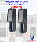  Hàng rào điện tử- Beam 03 Tia- Hỗ trợ  NLMT  SIB020/30 