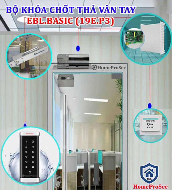  Bộ Khóa chốt thả HPS- EBLBASIC ( 19EP3) 