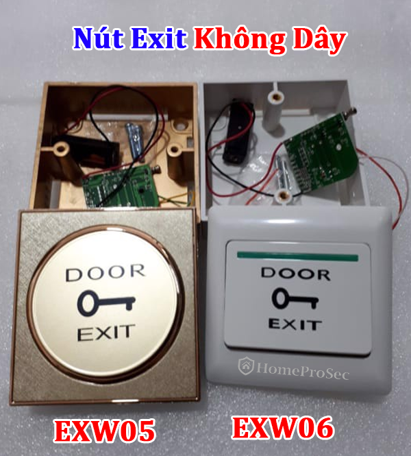  Nút nhấn Exit KHÔNG dây EXW06 