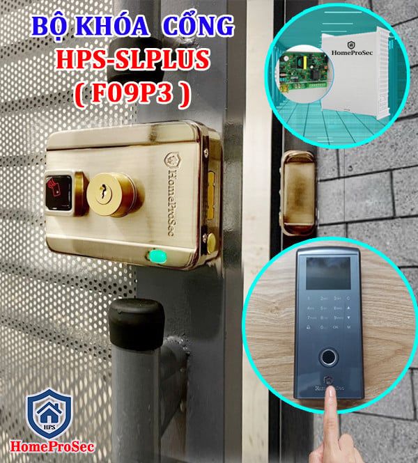  Khóa cổng vân tay nhà trọ HPS- SLPLUS ( F09P3 ) 