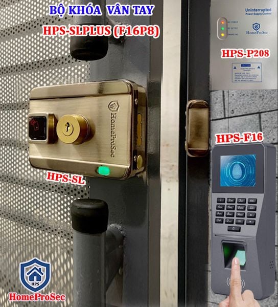  Bộ khóa cổng Vân tay HPS- SLPLUS ( F16P8 ) 