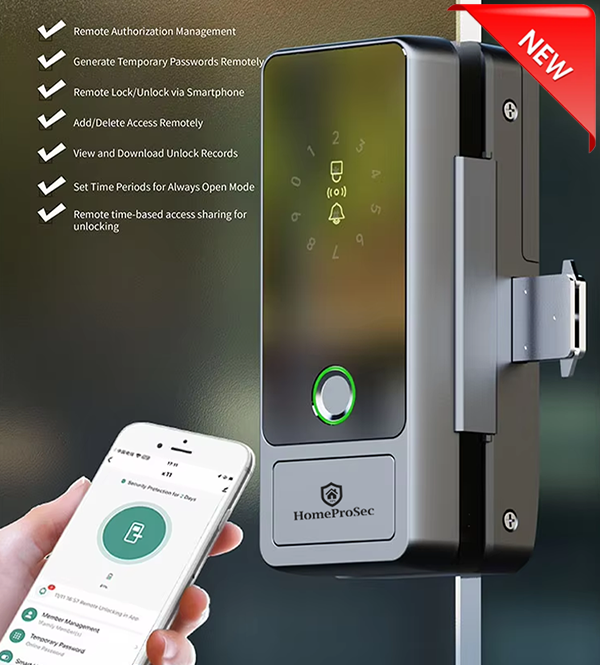  Khóa vân tay cửa kính- APP G110 (Tuya) 