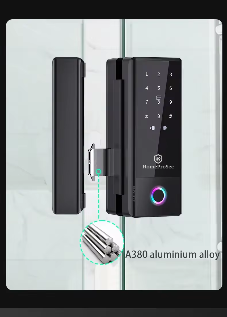  Khóa vân tay cửa kính HPS- G210 ( Key) 