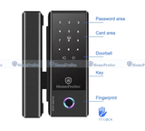  Khóa vân tay cửa kính HPS- G210 ( Key) / G220 (FACE +KEY) 
