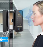  Khóa Face ID - vân tay cửa kính HPS- G220 / G221 (có chìa cơ) 