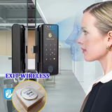  Khóa Face ID - vân tay cửa kính HPS- G220 / G221 (có chìa cơ) 