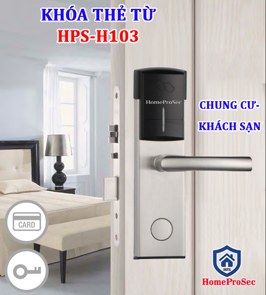  Khóa khách sạn thẻ từ HPS- H103 