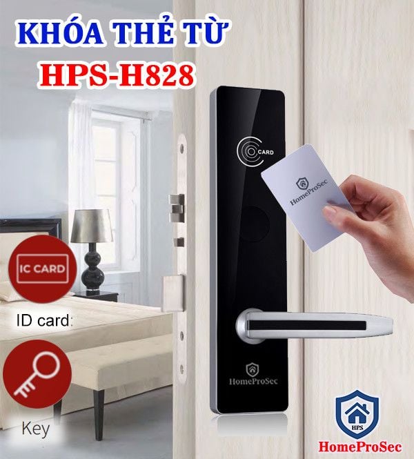  Khóa Khách Sạn Thẻ Từ HPS- H828 