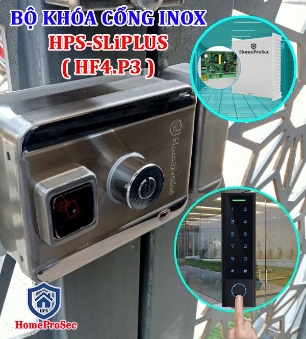  Bộ khóa cổng vân tay inox HPS- SLPLUS ( HF4P3-  TUYA) 