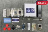  Khóa cổng thẻ từ inox mã số - thẻ từ - app dt  HPS- SLIBASIC  HF4PC P3 