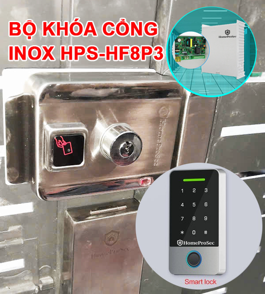  Bộ khóa cổng inox vân tay HPS- SLPLUS ( HF8P3) 