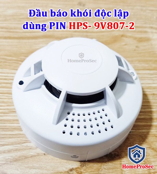  Đầu báo khói độc lập dùng PIN HPS- 9V807-2 