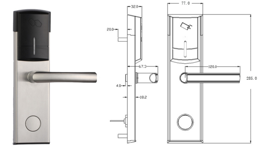  Khóa khách sạn thẻ từ HPS- H103 