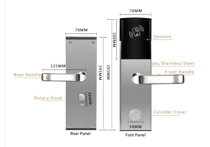  HPS- H105- Khóa khách sạn- Chung cư thẻ từ HomeProSec HPS- H105 