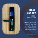  Khóa vân tay cửa gỗ HPS- 3325W (TTlock- Wifi) 