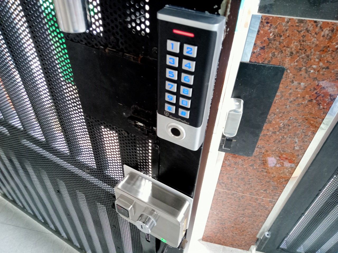  Bộ khóa cổng vân tay Inox HPS- SLI.PRO ( KF1P8 - UPS) 