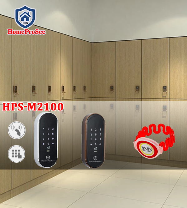  Khóa tủ mật mã/thẻ từ HomeProSec HPS- 2100 