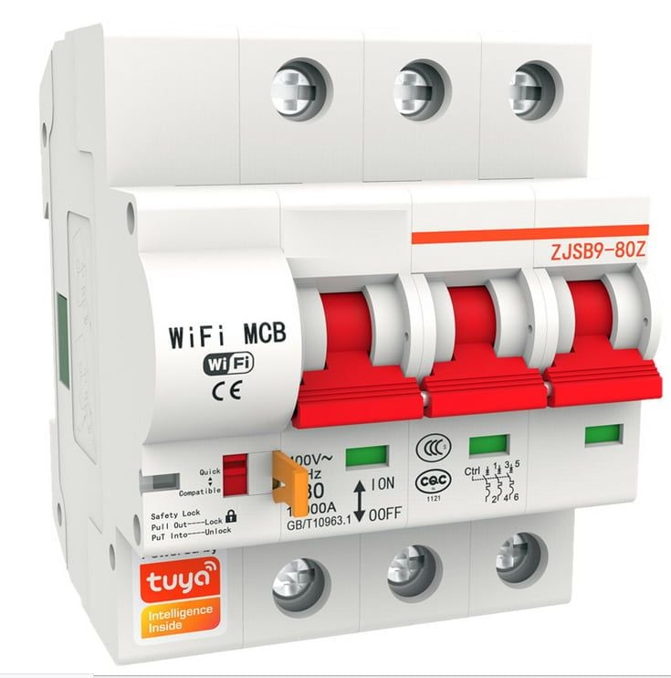  Cầu Dao Wifi MCB 63A 