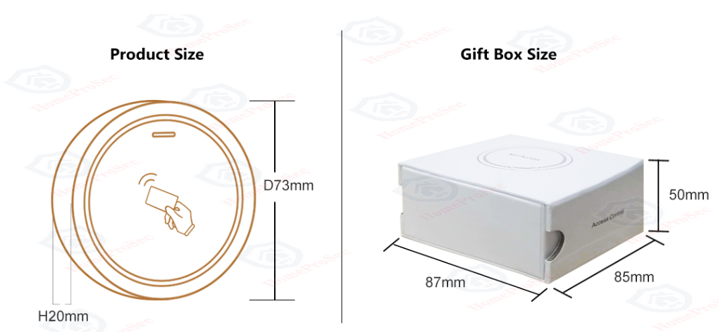  Đầu đọc thẻ từ ngoài trời HPS- S7 ( Ttlock) 