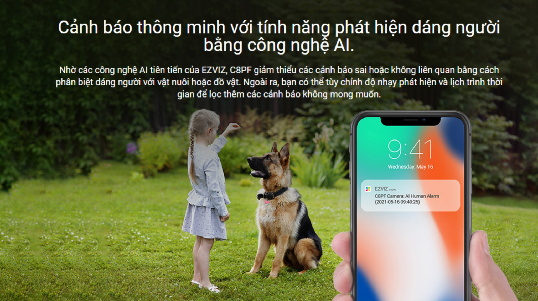  Giải pháp an ninh ngoài trời hai trong một 