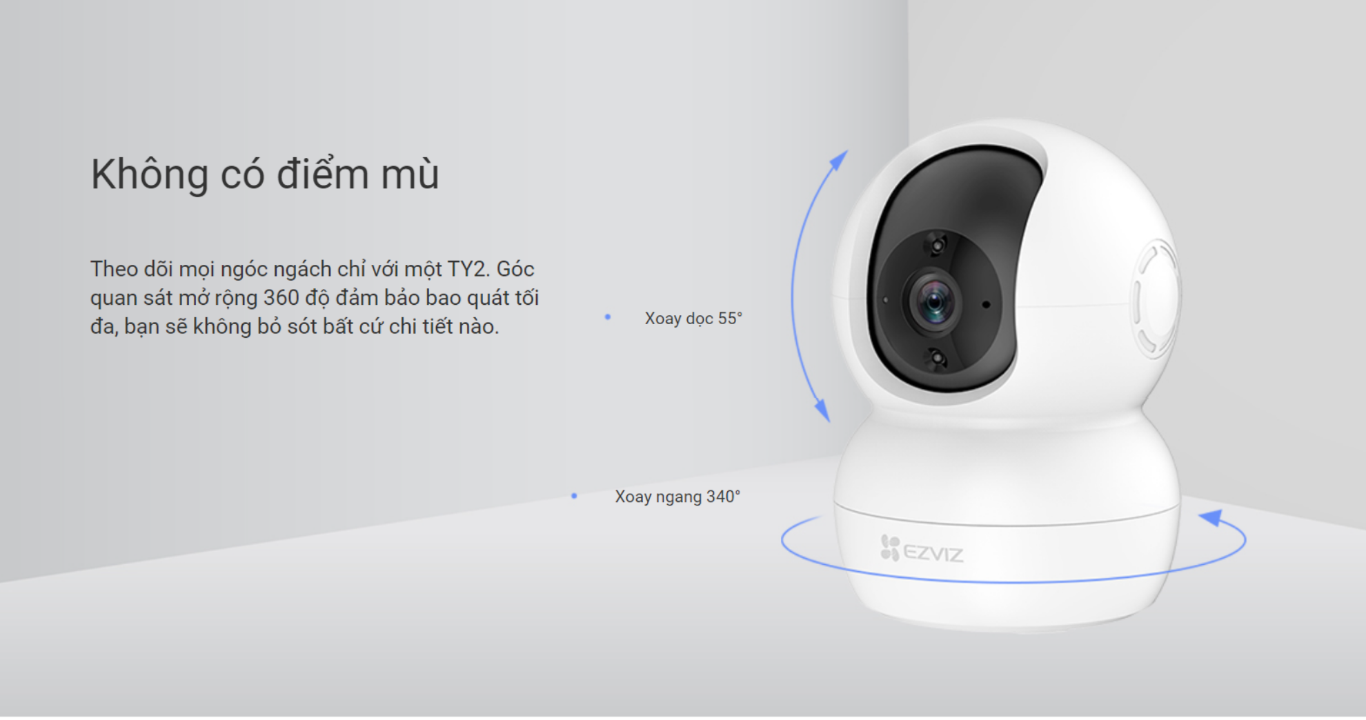  Camera Quay quét kết nối Wifi thông minh TY2 