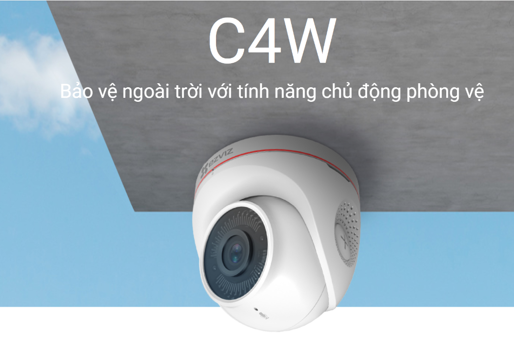  Camera bảo vệ ngoài trời với tính năng chủ động phòng vệ 