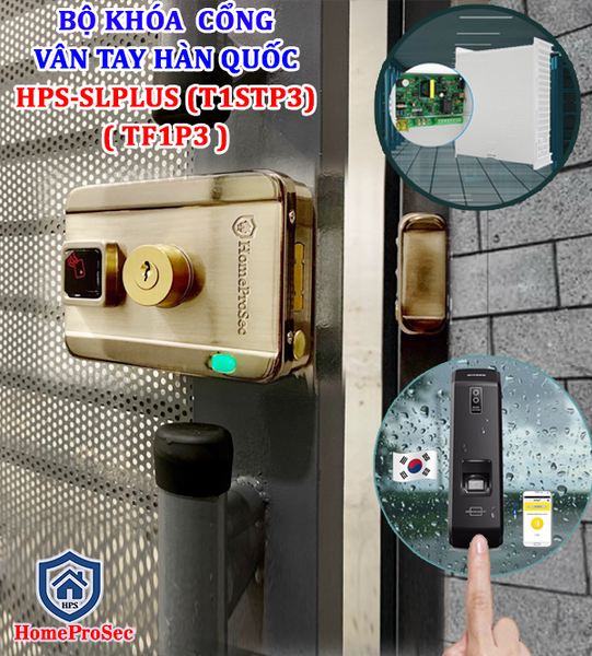  Khóa Vân Tay Cổng Sắt Hàn Quốc -Made in Korea ( T1STP3 ) 