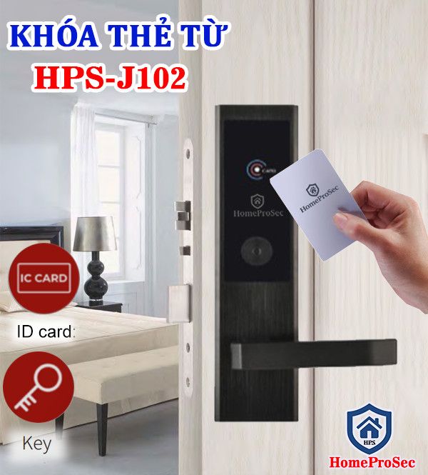  Khóa khách sạn thẻ từ HPS- J102 