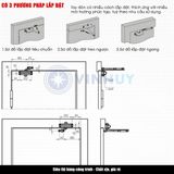  Tay đẩy, cùi chỏ, tay đòn chuyên dụng cho Cửa loại trung DC- 80 ( stop) 