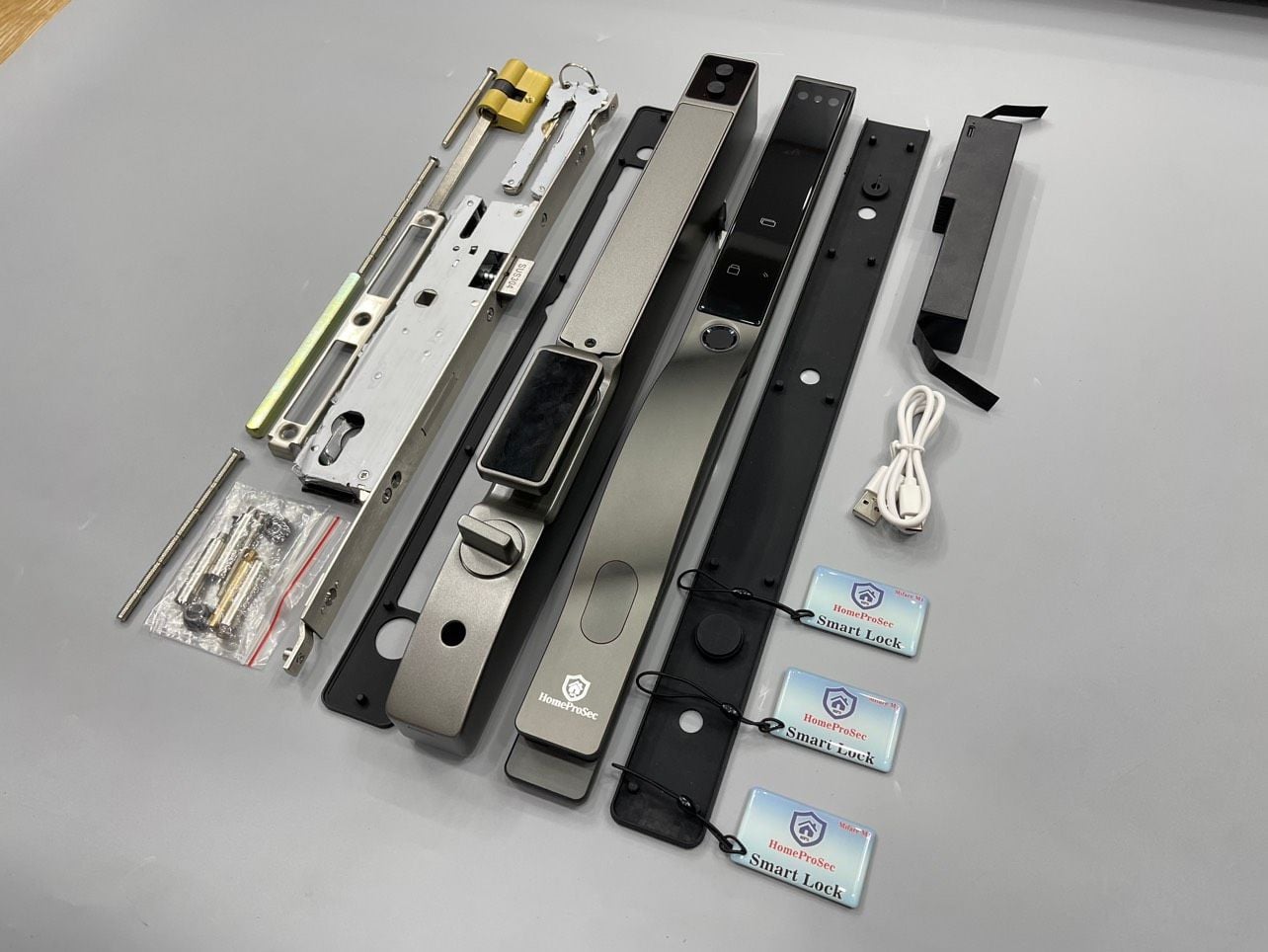  Khoá cửa nhôm vân tay / khuôn mặt HPS- 3391 face (Tuya) 