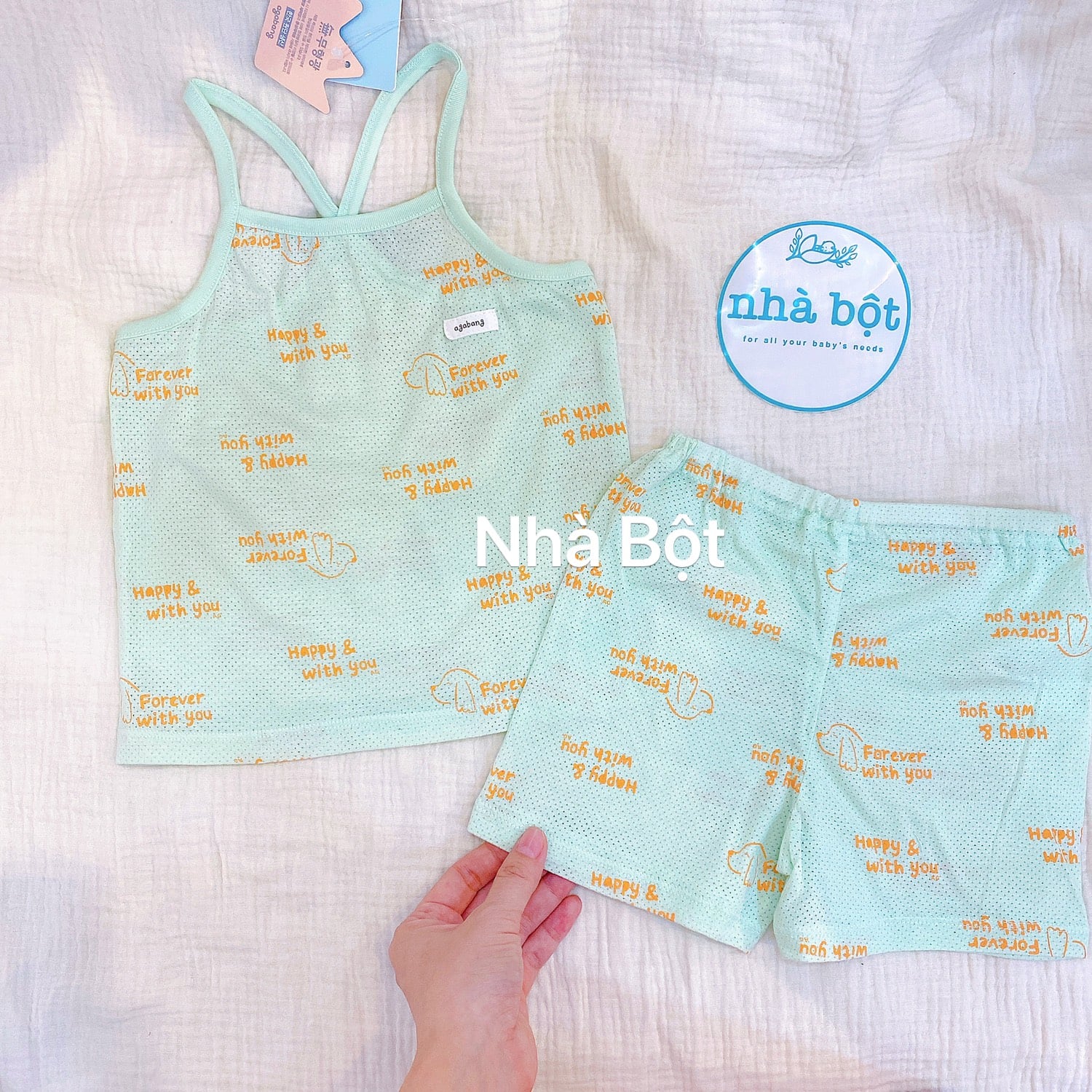 Đồ bộ Agabang 250522 xanh cún